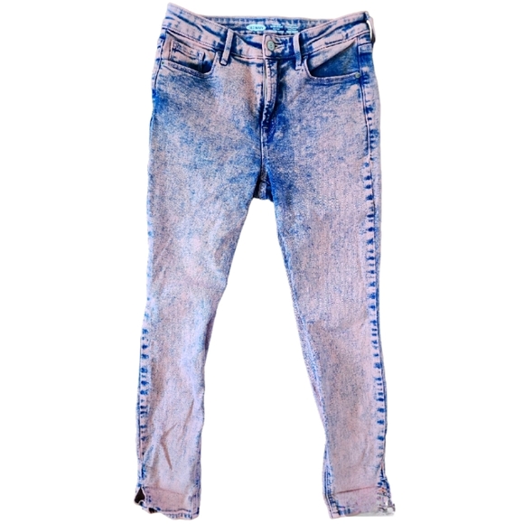 ROCKSTAR⭐️ Super Skinny Denim, Old Navy, Blue w/ Pink💙💓 - Picture 1 of 5